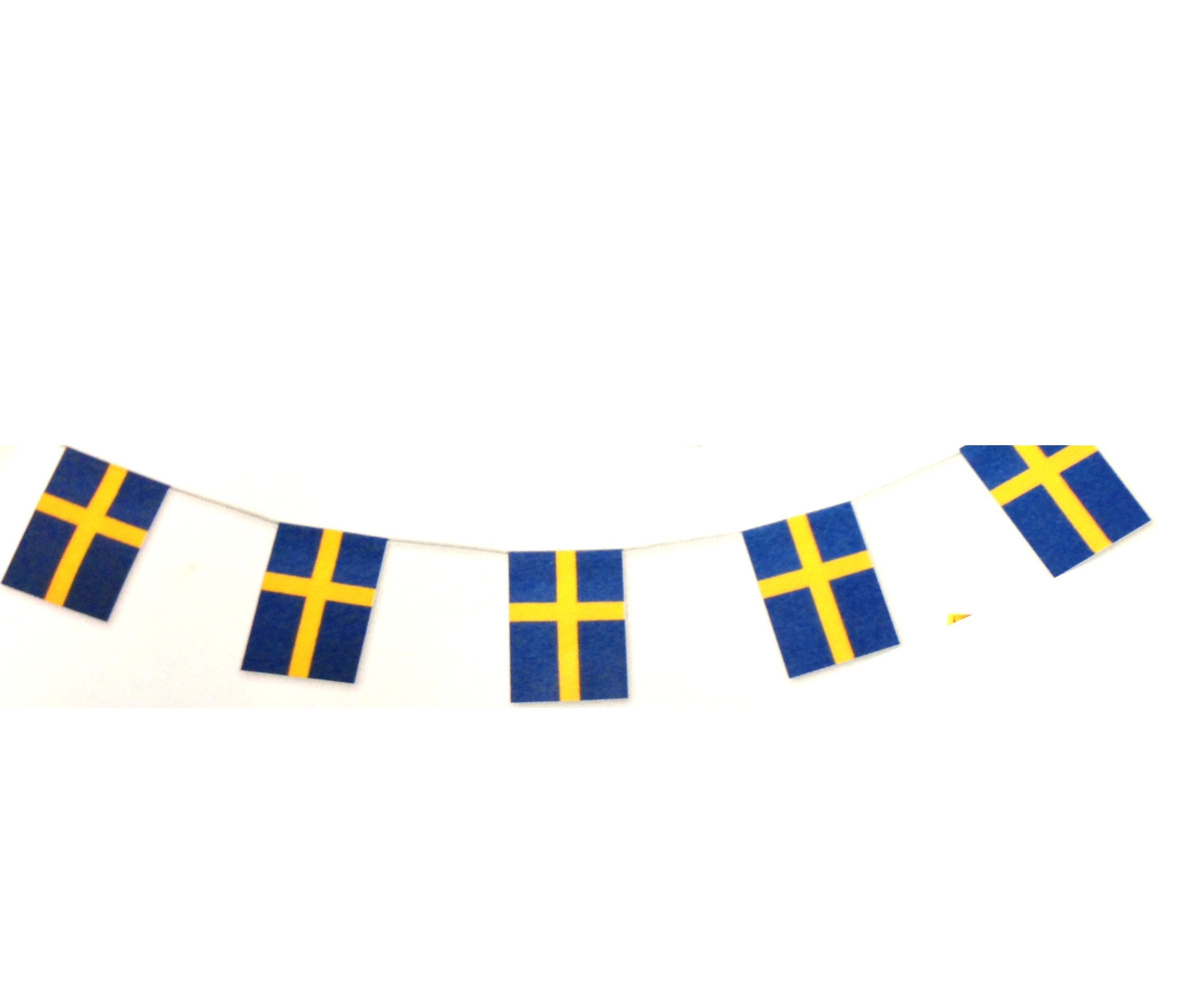 Flaggspel 4 meter, svenska flaggor, (köpes)
