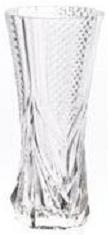 Glasvas 17 cm hög i kristall-look