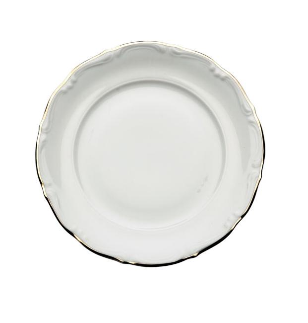 Förrättstallrik Terese 21 cm ø, med Guldrand