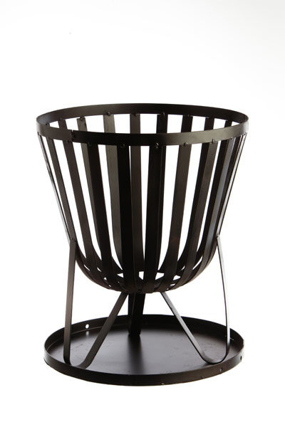 Eldkorg 34 cm Ø, 41 cm hög, för ved utomhus
