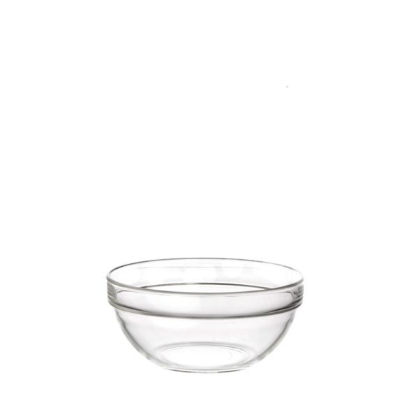 Glasskål 1,5 deciliter, 9 cm ø, i klarglas