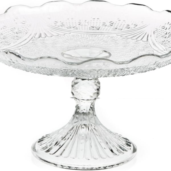 Kakfat på fot i glas 25 cm