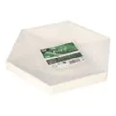 Tallrikar 26 cm KANTIG av sockerrör "Pure" 25-pack